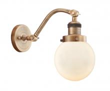 Innovations Lighting 515-1W-BB-G201-6-LED - Beacon - 1 Light - 6 inch - Brushed Brass - Sconce