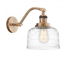  515-1W-BB-G713 - Bell - 1 Light - 8 inch - Brushed Brass - Sconce