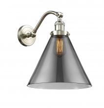 Innovations Lighting 515-1W-SN-G43-L - Cone - 1 Light - 12 inch - Brushed Satin Nickel - Sconce