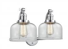  515-2W-PC-G72 - Bell - 2 Light - 18 inch - Polished Chrome - Bath Vanity Light