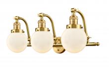  515-3W-SG-G201-6 - Beacon - 3 Light - 26 inch - Satin Gold - Bath Vanity Light