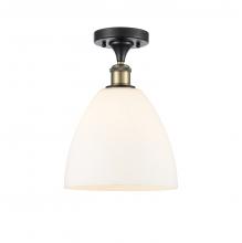  516-1C-BAB-GBD-91-LED - Bristol - 1 Light - 9 inch - Black Antique Brass - Semi-Flush Mount