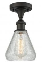  516-1C-OB-G275-LED - Conesus - 1 Light - 6 inch - Oil Rubbed Bronze - Semi-Flush Mount