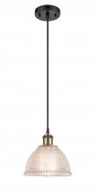  516-1P-BAB-G422 - Arietta - 1 Light - 8 inch - Black Antique Brass - Cord hung - Mini Pendant