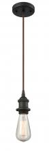  516-1P-OB - Bare Bulb - 1 Light - 5 inch - Oil Rubbed Bronze - Cord hung - Mini Pendant