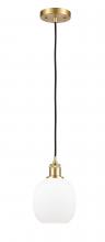 Innovations Lighting 516-1P-SG-G101-LED - Belfast - 1 Light - 6 inch - Satin Gold - Cord hung - Mini Pendant