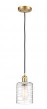 Innovations Lighting 516-1P-SG-G1113-LED - Cobbleskill - 1 Light - 5 inch - Satin Gold - Cord hung - Mini Pendant