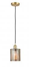 Innovations Lighting 516-1P-SG-G116-LED - Cobbleskill - 1 Light - 5 inch - Satin Gold - Cord hung - Mini Pendant