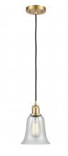 Innovations Lighting 516-1P-SG-G2812-LED - Hanover - 1 Light - 6 inch - Satin Gold - Cord hung - Mini Pendant