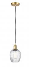 Innovations Lighting 516-1P-SG-G292-LED - Salina - 1 Light - 6 inch - Satin Gold - Cord hung - Mini Pendant