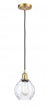 Innovations Lighting 516-1P-SG-G362-LED - Waverly - 1 Light - 6 inch - Satin Gold - Cord hung - Mini Pendant