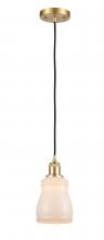 Innovations Lighting 516-1P-SG-G391-LED - Ellery - 1 Light - 5 inch - Satin Gold - Cord hung - Mini Pendant