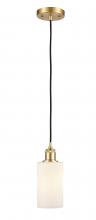 Innovations Lighting 516-1P-SG-G801-LED - Clymer - 1 Light - 4 inch - Satin Gold - Cord hung - Mini Pendant