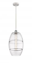  516-1P-WPC-G557-10CL - Vaz - 1 Light - 10 inch - White Polished Chrome - Cord hung - Mini Pendant