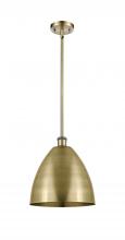  516-1S-AB-MBD-12-AB-LED - Bristol - 1 Light - 12 inch - Antique Brass - Pendant