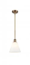  516-1S-BB-GBC-81-LED - Berkshire - 1 Light - 8 inch - Brushed Brass - Mini Pendant