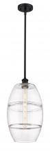  516-1S-BK-G557-10CL - Vaz - 1 Light - 10 inch - Matte Black - Mini Pendant