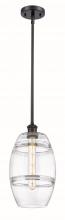  516-1S-OB-G557-8CL - Vaz - 1 Light - 8 inch - Oil Rubbed Bronze - Mini Pendant