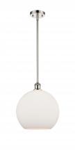 Innovations Lighting 516-1S-PN-G121-12-LED - Athens - 1 Light - 12 inch - Polished Nickel - Mini Pendant