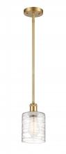 Innovations Lighting 516-1S-SG-G1113-LED - Cobbleskill - 1 Light - 5 inch - Satin Gold - Mini Pendant