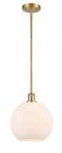 Innovations Lighting 516-1S-SG-G121-10-LED - Athens - 1 Light - 10 inch - Satin Gold - Mini Pendant