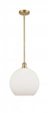 Innovations Lighting 516-1S-SG-G121-12-LED - Athens - 1 Light - 12 inch - Satin Gold - Mini Pendant