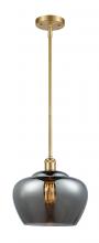 Innovations Lighting 516-1S-SG-G93-L-LED - Fenton - 1 Light - 11 inch - Satin Gold - Mini Pendant