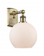 Innovations Lighting 516-1W-AB-G121-LED - Athens - 1 Light - 8 inch - Antique Brass - Sconce