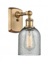  516-1W-BB-G257 - Caledonia - 1 Light - 5 inch - Brushed Brass - Sconce