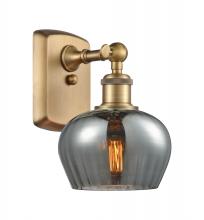 Innovations Lighting 516-1W-BB-G93-LED - Fenton - 1 Light - 7 inch - Brushed Brass - Sconce