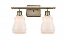  516-2W-AB-G391 - Ellery - 2 Light - 15 inch - Antique Brass - Bath Vanity Light