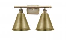 Innovations Lighting 516-2W-AB-MBC-8-AB-LED - Berkshire - 2 Light - 18 inch - Antique Brass - Bath Vanity Light