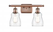  516-2W-AC-G392 - Ellery - 2 Light - 15 inch - Antique Copper - Bath Vanity Light