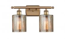 Innovations Lighting 516-2W-BB-G116-LED - Cobbleskill - 2 Light - 15 inch - Brushed Brass - Bath Vanity Light