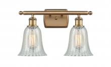 Innovations Lighting 516-2W-BB-G2811-LED - Hanover - 2 Light - 16 inch - Brushed Brass - Bath Vanity Light