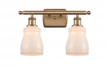  516-2W-BB-G391 - Ellery - 2 Light - 15 inch - Brushed Brass - Bath Vanity Light