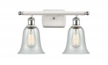  516-2W-WPC-G2812-LED - Hanover - 2 Light - 16 inch - White Polished Chrome - Bath Vanity Light