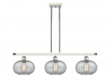  516-3I-WPC-G247-LED - Gorham - 3 Light - 36 inch - White Polished Chrome - Cord hung - Island Light