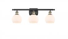  516-3W-BAB-G121-6-LED - Athens - 3 Light - 26 inch - Black Antique Brass - Bath Vanity Light