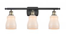  516-3W-BAB-G391 - Ellery - 3 Light - 25 inch - Black Antique Brass - Bath Vanity Light