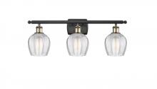  516-3W-BAB-G462-6-LED - Norfolk - 3 Light - 26 inch - Black Antique Brass - Bath Vanity Light