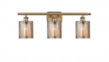 Innovations Lighting 516-3W-BB-G116-LED - Cobbleskill - 3 Light - 25 inch - Brushed Brass - Bath Vanity Light