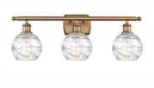 Innovations Lighting 516-3W-BB-G1213-6-LED - Athens Deco Swirl - 3 Light - 26 inch - Brushed Brass - Bath Vanity Light