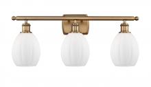 Innovations Lighting 516-3W-BB-G81-LED - Eaton - 3 Light - 26 inch - Brushed Brass - Bath Vanity Light