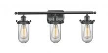  516-3W-BK-232-CL - Kingsbury - 3 Light - 24 inch - Matte Black - Bath Vanity Light