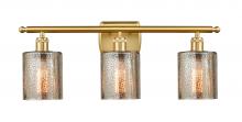 Innovations Lighting 516-3W-SG-G116-LED - Cobbleskill - 3 Light - 25 inch - Satin Gold - Bath Vanity Light