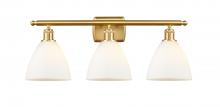 Innovations Lighting 516-3W-SG-GBD-751-LED - Bristol - 3 Light - 28 inch - Satin Gold - Bath Vanity Light