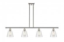  516-4I-PN-G454 - Caton - 4 Light - 48 inch - Polished Nickel - Cord hung - Island Light