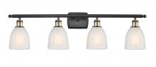  516-4W-BAB-G441 - Brookfield - 4 Light - 36 inch - Black Antique Brass - Bath Vanity Light