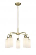  516-5CR-AB-G801 - Clymer - 5 Light - 22 inch - Antique Brass - Chandelier